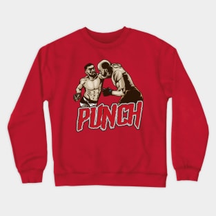 mma punch Crewneck Sweatshirt